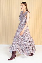 Sawi Dress Ikat Print